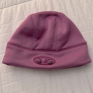 L.L. Bean Pink Beanie with Built In Headlamp